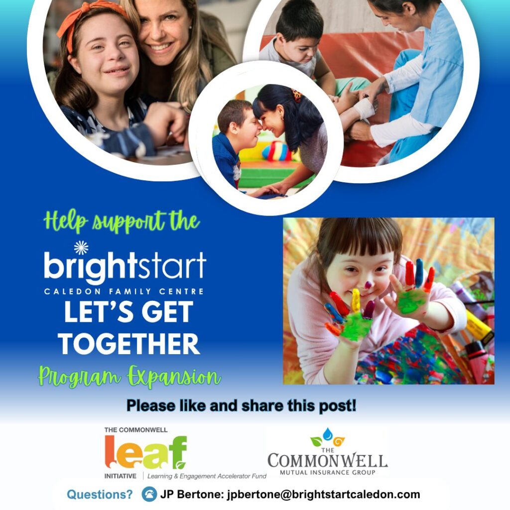 Let's Get Together Image promoting Commonwell LEAF grant support from families